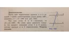 Чему равна сумма односторонних углов