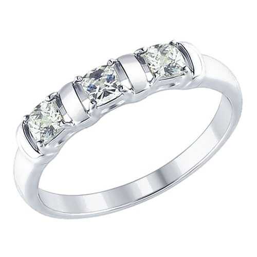 Кольцо женское SOKOLOV из серебра со Swarovski Zirconia 89010065 р.16.5 в MEXX