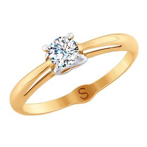 Кольцо женское SOKOLOV из золота со Swarovski Zirconia 81010369 р.17.5 в MEXX