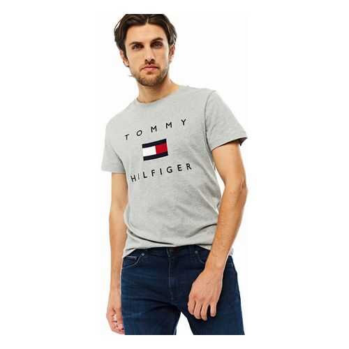 Футболка мужская Tommy Hilfiger MW0MW14313 серая M в MEXX