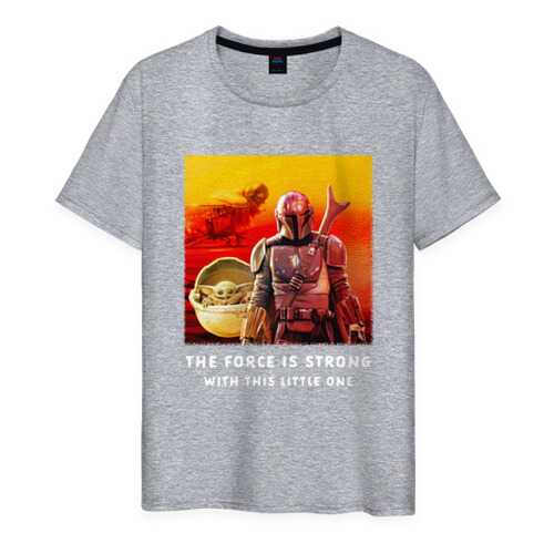 Футболка мужская ВсеМайки 2147231 серая XXXL в MEXX