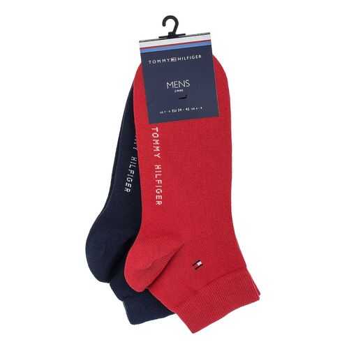 Набор носков мужских Tommy Hilfiger 342025001 красных 43-46 US в MEXX