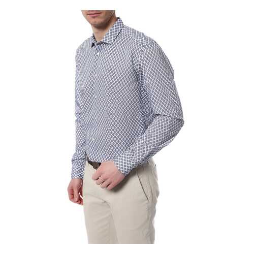 Рубашка мужская BRIAN DALES BS52W ST6728.002 синяя 43 DE в MEXX