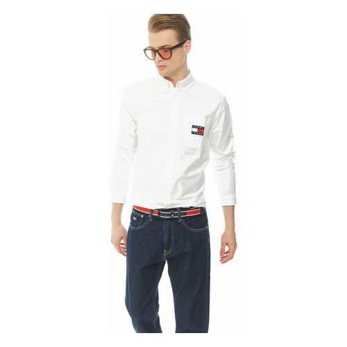 Рубашка мужская Tommy Jeans DM0DM07895 белая M в MEXX
