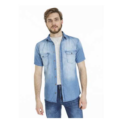 Рубашка мужская Velocity M06V024-2 голубая XXL в MEXX