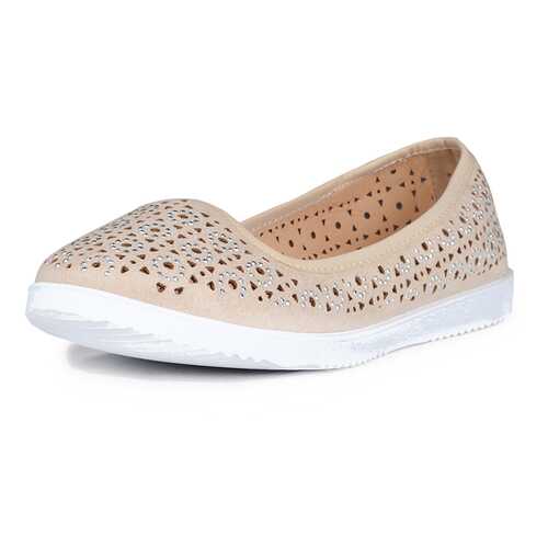 Балетки женские T.Taccardi ZS188-1K бежевые 38 RU в MEXX