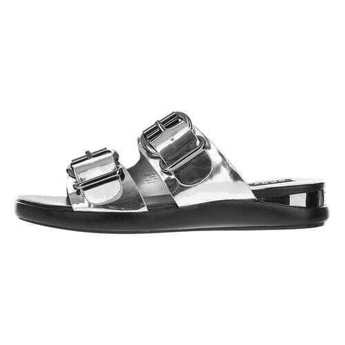 Шлепанцы женские DKNY K4900889 серебристые 7 US в MEXX