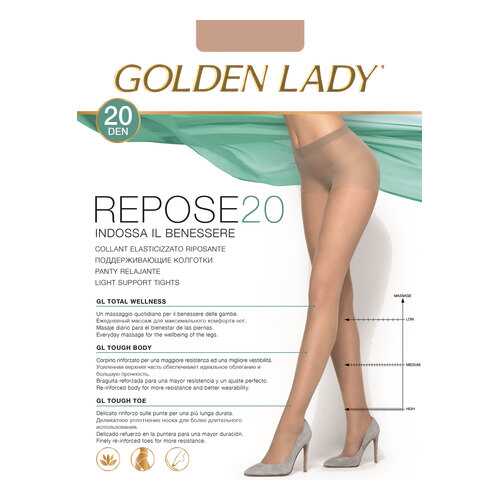 Колготки Golden Lady REPOSE 20, melon, 5/XL в MEXX