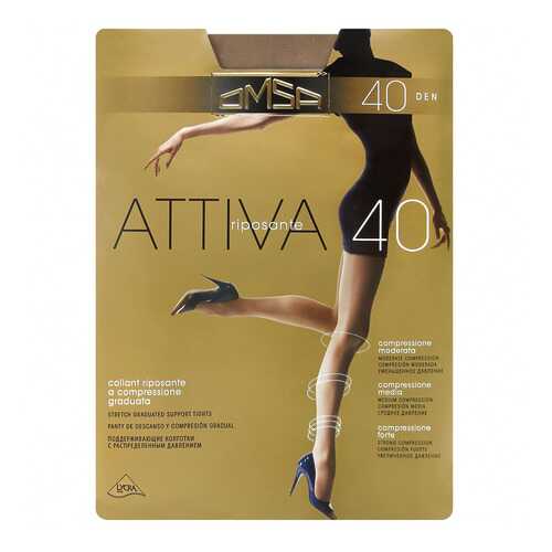Колготки Omsa ATTIVA 40 XXL / Visone (Лёгкий загар) / 6 (XXL) в MEXX