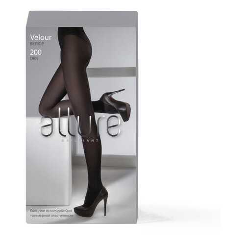 Колготки женские ALLURE ALL VELOUR 200 черные 4 в MEXX