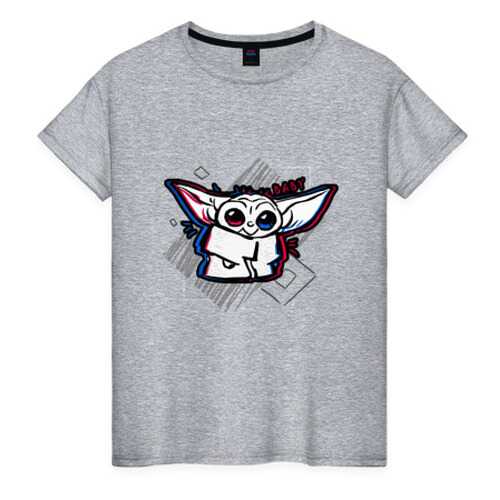 Футболка женская ВсеМайки 2147273 серая XXXL в MEXX