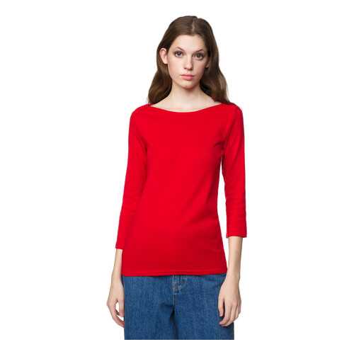 Лонгслив женский United Colors of Benetton 3GA2E16A1_015 красный M в MEXX