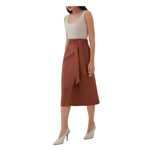 Юбка женская ZARINA 225202203 коричневая 44 в MEXX